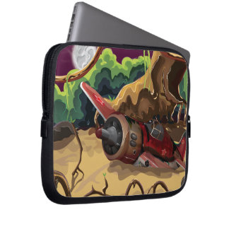 Funda Para Portátil Avión de combate de la guerra mundial caído