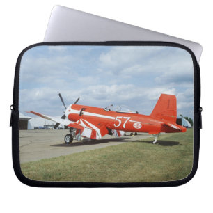 Funda Para Portátil avión F2G-1D Super Corsair en el espectáculo aéreo