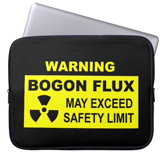 Funda Para Portátil Aviso: Flux de Bogon (Frente)