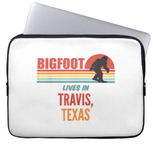 Funda Para Portátil Avistamiento de Bigfoot en Travis Texas