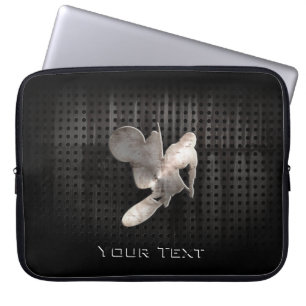 Funda Para Portátil Azote del motocrós; Negro fresco