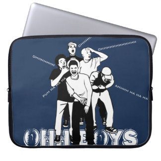 Funda Para Portátil azul blanco OHH BOYS Cracking Up Laughing