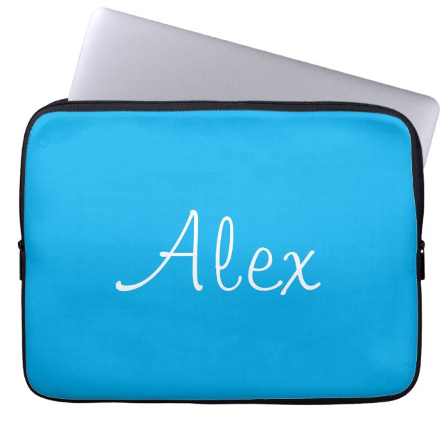 Funda Para Portátil Azul brillante (Frente)