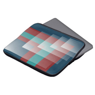 Funda Para Portátil azul burdeos verde azulado