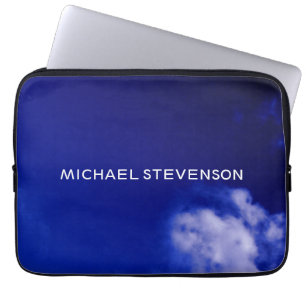 Funda Para Portátil Azul cielo único Moda moderna mínima