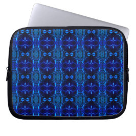 Funda Para Portátil Azul con trazos entrelazados 'flotantes'