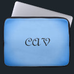 Funda Para Portátil Azul de Cornflower<br><div class="desc">Esta hermosa manta azul de flor de maíz te mantendrá caliente cuando estés azul. También se puede personalizar para convertirlo en su propia manta única</div>