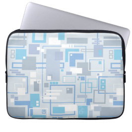 Funda Para Portátil Azul de Gato Genial