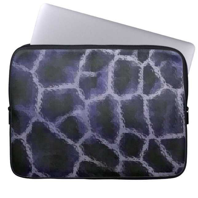 Funda Para Portátil Azul de impresión animal (Frente)