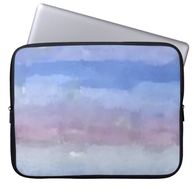 Funda Para Portátil azul de la manga dorsal _10 (Frente)