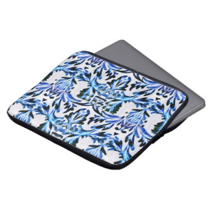 Funda Para Portátil Azul hoja perdida