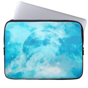 FUNDA PARA PORTÁTIL AZUL MOON ARTISTIC NOCHE SKY