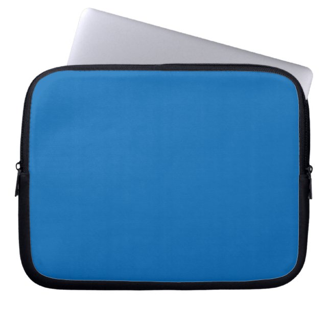 Funda Para Portátil Azul sólido (Frente)