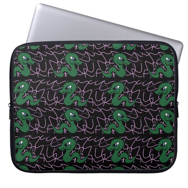Funda Para Portátil Baby green dragon (Frente)