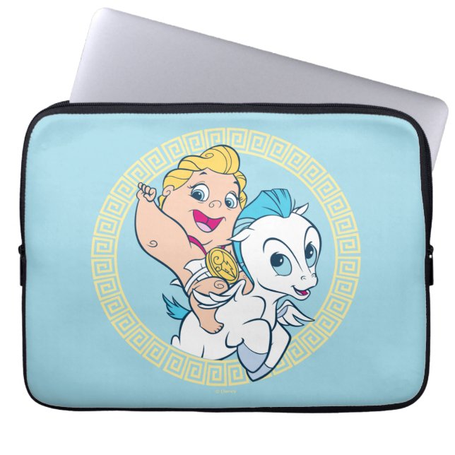 Funda Para Portátil Baby Hercules Riding Pegasus Laptop Sleeve (Frente)