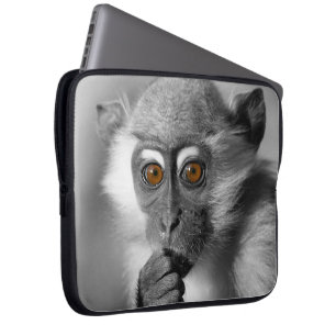 Funda Para Portátil Baby Mangabey Monkey
