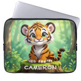 Funda Para Portátil Baby Tiger | Cute Cartoon Kid's Nursery Art
