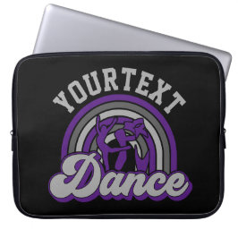 Funda Para Portátil Bailarín de ballet AGREGAR TEXTO Grabador de baile