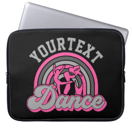 Funda Para Portátil Bailarín de ballet AGREGAR TEXTO Grabador de baile