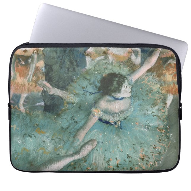 Funda Para Portátil Bailarina de balancín (bailarina en verde) Edgar D (Frente)