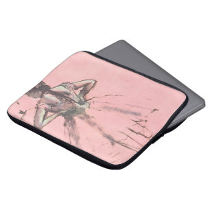 Funda Para Portátil Bailarina de espaldas, manos en las caderas de Edg