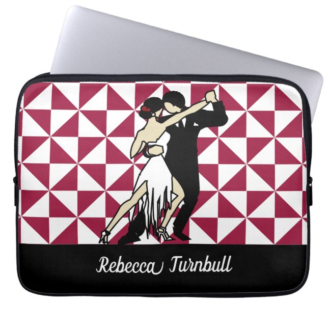 Funda Para Portátil Bailarinas de tango (Frente)