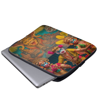 Funda Para Portátil Bailarinas enmascaradas de Bali en Indonesia