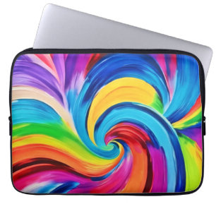 Funda Para Portátil Baile cromático vibrante