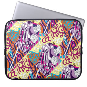 Funda Para Portátil "Baile hasta el cielo" Resumen de arte