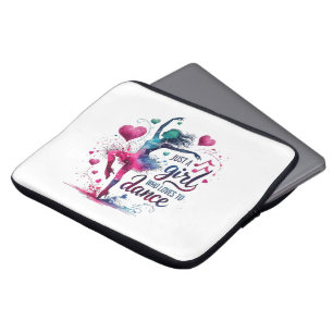 Funda Para Portátil Baile Retro Solo Una Chica Que Ama Bailar