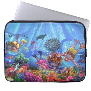 Funda Para Portátil Bajo el mar