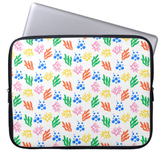 Funda Para Portátil Bajo el patrón de coral marino sin soldadura