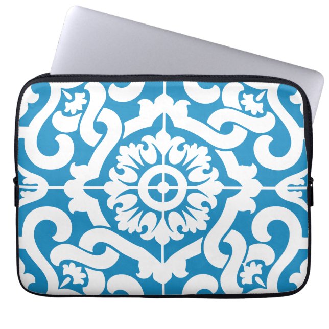 Funda Para Portátil Baldosas azules de Portugal 1 (Frente)