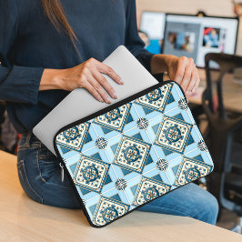 Funda Para Portátil Baldosas mediterráneas, portuguesas, azulejo, mall