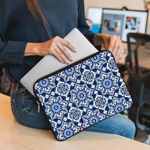 Funda Para Portátil Baldosas mediterráneas, portuguesas, azulejo, mall