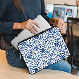 Funda Para Portátil Baldosas mediterráneas, portuguesas, azulejo, mall