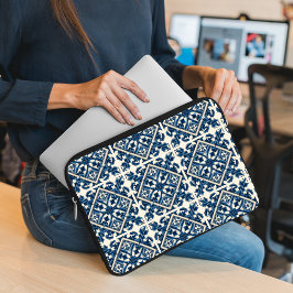 Funda Para Portátil Baldosas mediterráneas, portuguesas, azulejo, mall