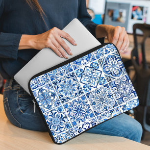 Funda Para Portátil Baldosas mediterráneas, portuguesas, azulejo, mall