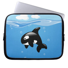 Funda Para Portátil Ballena orca en el océano