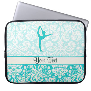 Funda Para Portátil Ballet verde azulado