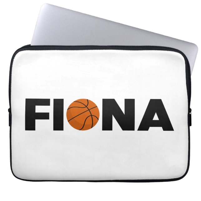 Funda Para Portátil Baloncesto de Fiona (Frente)