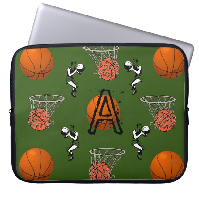 Funda Para Portátil Baloncesto de Sleeve para portátiles (Frente)