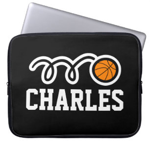 Funda Para Portátil Baloncesto personalizado Neoprene 15 pulgadas