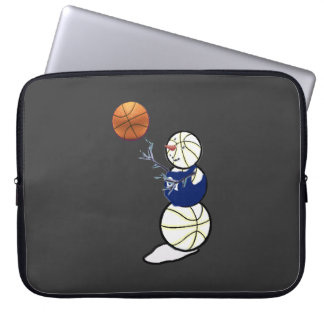 Funda Para Portátil Baloncesto Snowman