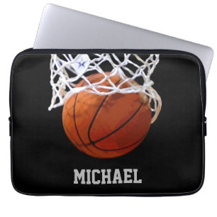 Funda Para Portátil Baloncesto Su Nombre
