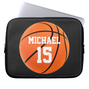Funda Para Portátil Baloncesto Su Nombre