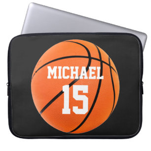 Funda Para Portátil Baloncesto Su Nombre
