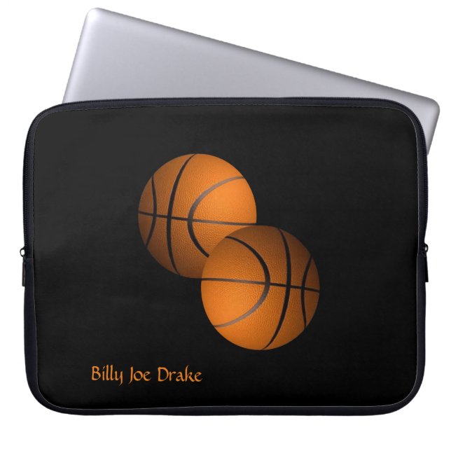 Funda Para Portátil Balones de baloncesto (Frente)
