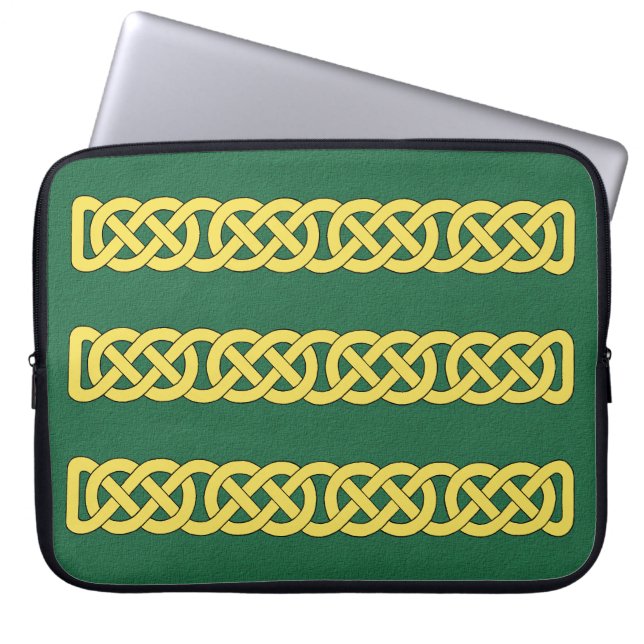 Funda Para Portátil Banda Celtic Knotwork (Frente)
