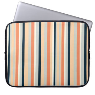 Funda Para Portátil Banda vertical colorida con estampado